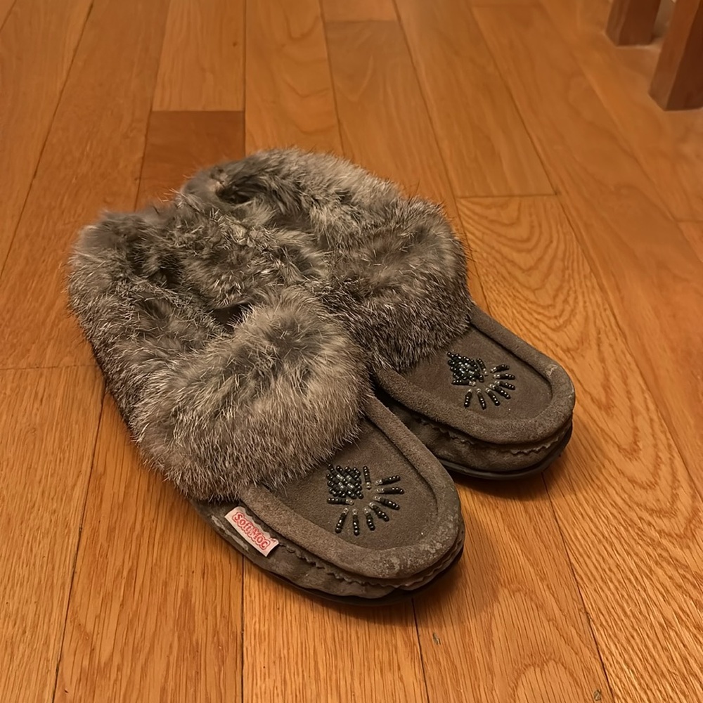 Bead- Embroidered Moccasins